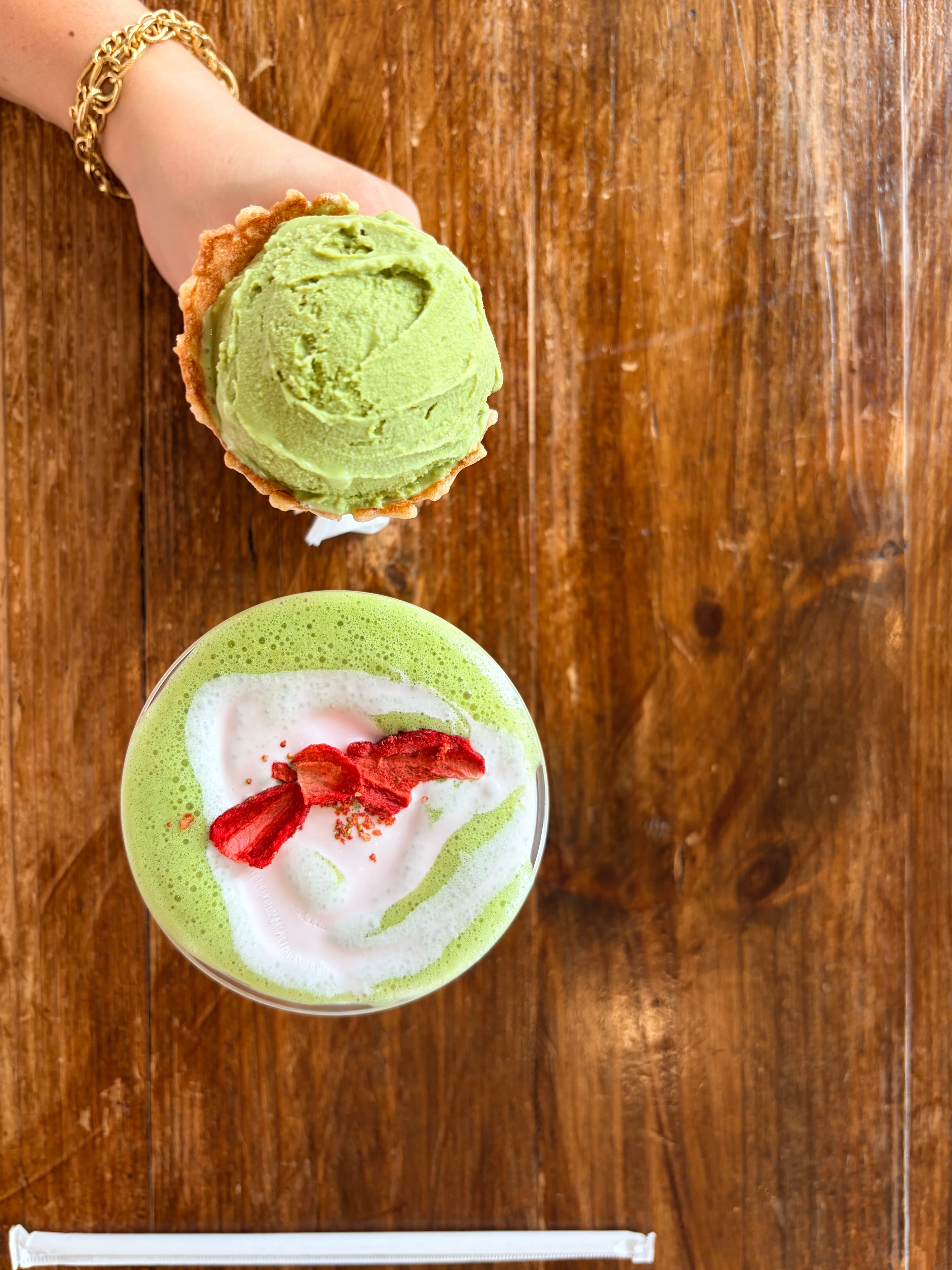 Matcha treats at Cocohodo